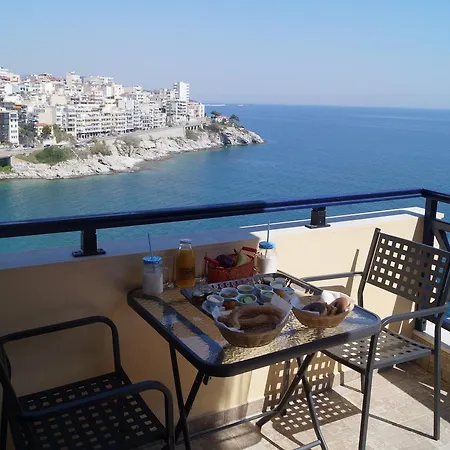 Apartment Blue Window Kavala